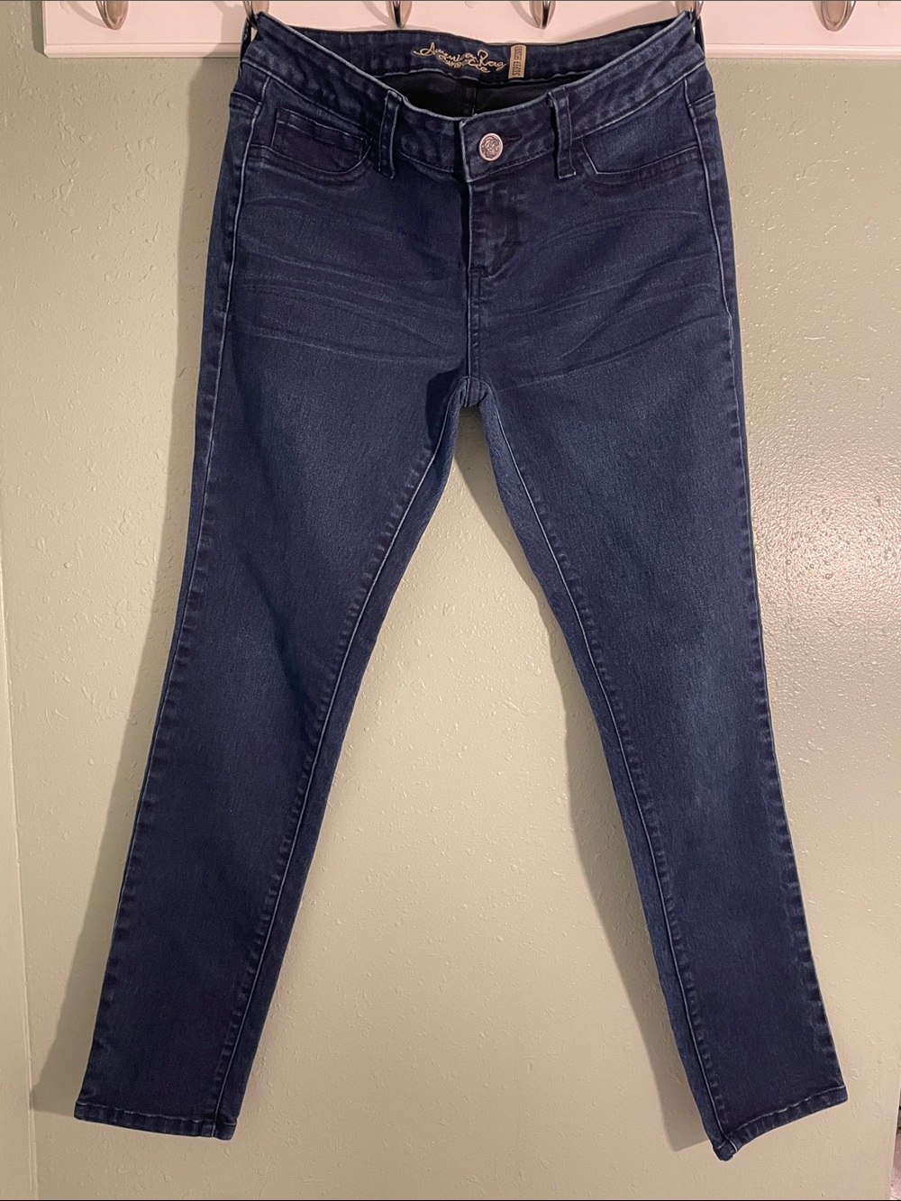 American Rag Dark Indigo Stretch Skinny Jeans